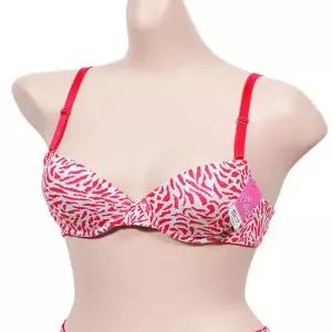 레오파드 시크한 패턴 A컵 브라 WFJ691B