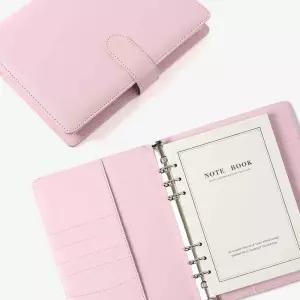 핑크 다이어리 바인더 속지빈티지다이어리 노트