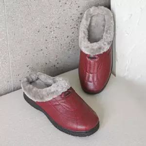 1062 털슬리퍼 보온 남성 여성 겨울 단체납품 학교 실내 실내화