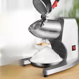 업소용 눈꽃빙수기 눈꽃 빙삭기 실버 우유빙수 우유 3날