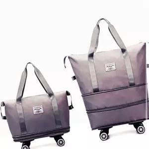 바퀴 탈부착 가능 쇼퍼백 실용적인 포인트 사이즈조절 LWFHLMJ5