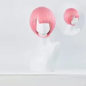 아이돌 무대 가발변장용 통가 통머리 패션 코스프레 핑크 파티 여자 여성 용품 여성단 소품