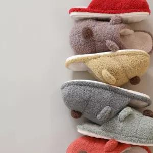 키밍 컬러 실내슬리퍼 커플 거실화 미끄럼방지 편안한 데일리 편한 홈슬리퍼 욕실 사무실 쿠션 강아지 폭신