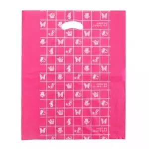 100p 양장 비닐봉투 빨강색 45x55cm 의류 봉지 가게 옷가게 팬시 쇼핑백 봉투