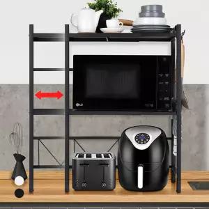 전자레인지선반 3단 밥통수납장 밥솥다이 오븐 렌지대 지렉 주방 지수납 전자지 정리