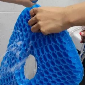 논슬립방석 벌집모양 도넛 실리콘 의자시원한방석 통풍 쿨링 여름용 에어 학생 식탁 공부 방석