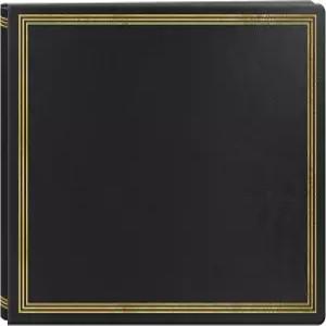 파이오니어 포스트바운드 디럭스 박스형 가죽 자기 앨범 블랙