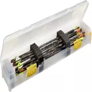 Plano Bow Max 컴팩트 화살 케이스 클리어 양궁 및 액세서리 보관함 하드 활 최대 28개의 보관할 수 있는