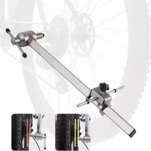 FAITIO 자전거 탈선 정렬 도구 걸이 게이지 20인치-29인치 휠용 수리 산악 및 도로 타기 적합