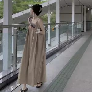 민소매원피스 휴양지룩 다솜결 감성 스타일링데일리 편안한 20대여성 30대 롱원피스 린넨 휴양지 바캉스 여