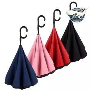 거꾸로 자동 양산 실용적 장우산 장마 대비 거꾸로 장우산 자동 장양산 c형커버 예쁜우산