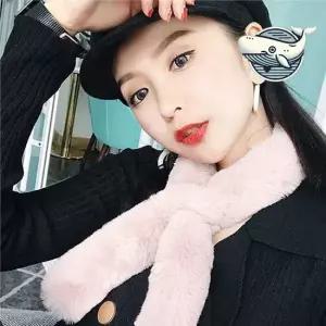 여성 겨울 털목도리 소프트 퍼 머플러 방한용품 겨울 털목도리 퍼목도리 방한용품