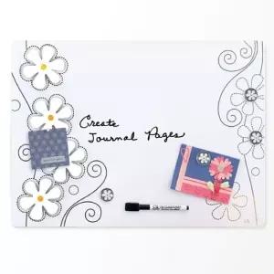 Quartet M5 플라워 메모 보드디자인 매직 보드판 칠판 화이트 자석 마그네틱