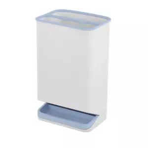 정리대 블루화이트 모던 라켓 장식품현관신발장 가구 틈새 오픈 수납장 좁은 키큰