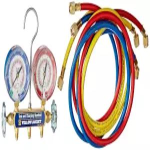 옐로 재킷 42004 시리즈 41 매니폴드 3-1/8인치 게이지 PSI R-22/404A/410A