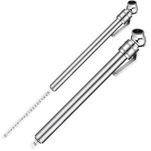 BBTO 2개입 0-20 PSI 저압 타이어 게이지 역삼투압 탱크 정원용 트랙터 골프 카트 ATV 스포츠 장비용 펜슬