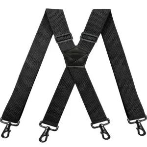스포츠 멜빵 클립 정장 어깨끈 야외 블랙 바지 벨트