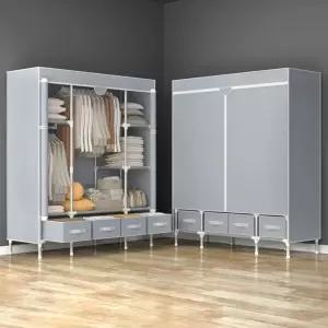 옷장 간편식 선반 천 간이 행거 비키니옷장 장롱 이불장