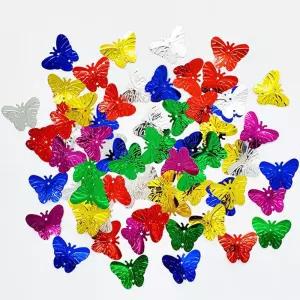 스팡클 나비 약 500g 대용량 벌크 스팽글 공예비즈구슬 아크릴 재료 만들기 팔찌만들기 공작 플라스틱