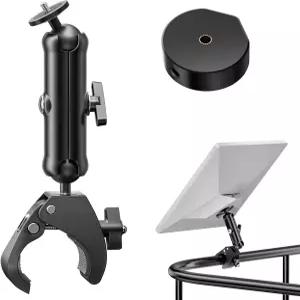 UBeezize 스타링크 미니 마운트 2025 조절 가능한 루프 랙 RV 폴 키트 위성 클램프 브래킷 장착 액세서리