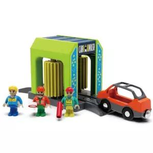 교통놀이 자동차장난감 (MF90912) 교통수단 세차장 미카포트 완구