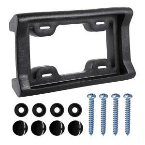 SHMZK 번호판 범퍼 가드, 2.3인치 두께의 EVA 장착 차량 태그 프레임 프로텍터, 나사 포함, 자동차 SUV 트럭용 헤비 듀티 전면 보호 홀더