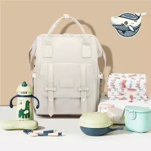 [하프클럽/알티피아]스타일리시 아기 기저귀 가방 다기능 백팩