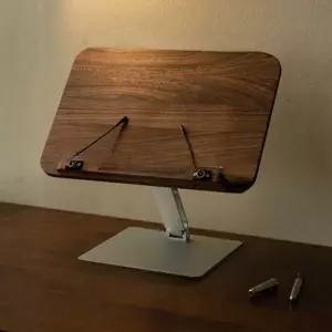 원목 접이식 독서대 책 태블릿 각도조절 노트북 북스탠드