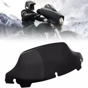 오토비치 7인치 블랙 웨이브 윈드스크린 윈드실드 할리 투어 일렉트라 스트리트 울트라 리미티드 트라이