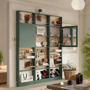 얇은 문뒤수납장 틈새 원목 선반 인테리어 슬림장 양문형 신문