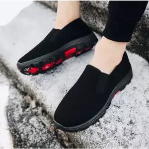 남성 털 안감 슬립온 기모 스니커즈 겨울 방한 단화 남성운동화 겨울신발 슬립온 털신