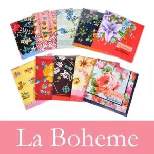 라보헴 순면 디자인 여성손수건 10매세트 스타킹 여성내의 팬츠 팬티스타킹 덧신