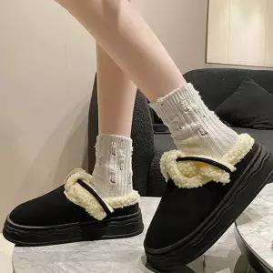 여성 따뜻한슬리퍼 겨울털신발 슬리퍼 겨울 털실내화 털슬리퍼 겨울실내화 털실내화