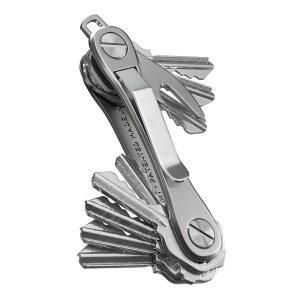 KeySmart R ed - 열쇠고리용 멀티툴 열쇠 홀더 / 병따개 포켓 클립 열쇠 정리함 EDC 열쇠고리 자동차 열쇠고리용 링 확장 가능(최대 14개의 열쇠 티타늄)