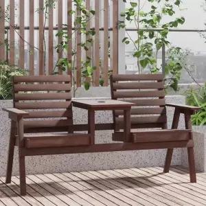 나무 야외 의자 2인 가든 벤치 야외용 조경 휴식용