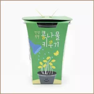 한컵쑥쑥 콩나물 키우기/재배/가정용/식물/재배기/가정/원예/가족/체험/건강식/과학/수업/캠프/교육용/재배