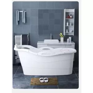 1인 목욕탕 반신욕조 140cm 120cm 플라스틱 대형 이동욕조 욕조