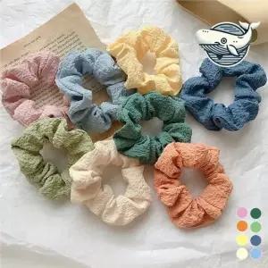 파스텔 색감 고급 머리끈 실용적인 스타일링 곱창밴드 머리곱창 왕곱창밴드 미니곱창밴드