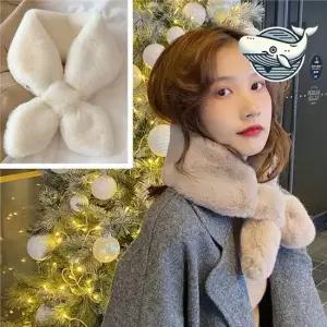 다양한 스타일 가벼운 따뜻한 페이크퍼 머플러 페이크퍼 예쁜목도리 따뜻한목도리
