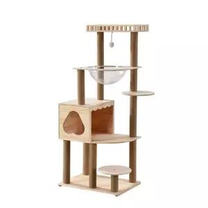 캣타워 원목 계단식 DIY 고양이집 숨숨집 빌라 놀이터