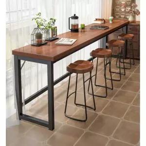 홈 바 테이블 베란다 우드 거실 미니멀 북유럽 높은 1400 대리석 홈바