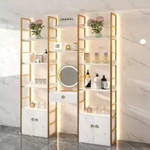 미용실진열장 카페 스탠드 진열장 화방 원목 보드 선반