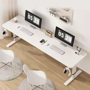 2인 게이밍 책상 2000 듀얼 테이블 컴퓨터 피시방 블랙 pc방