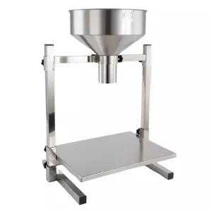 스텐 깔때기 소분기 받침대 스탠드 대형 깔데기 소분 식당 액체