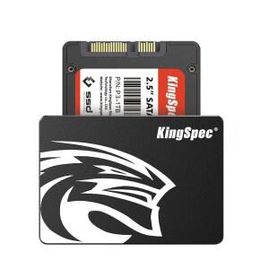 KingSpec 1TB 2.5 SSD SATA III 내장 - 550MB/s 읽기 520MB/s 쓰기 3D NAND 플래시 노트북 데스크톱 PC 업그레이드용
