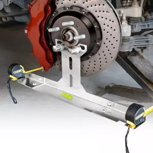 테이프 측정 기능이 있는 탑램프 업그레이드된 헤비 듀티 휠 얼라인먼트 툴 키트 스테인리스 스틸 자동차