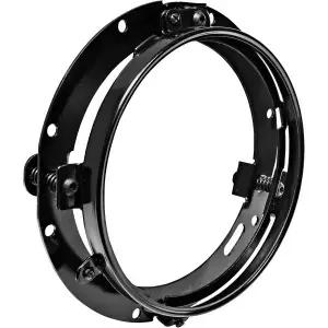 트루 모드 블랙 7인치 원형 라이트 링 마운팅 브래킷 할리 데이비슨 로드 킹 일렉트라 울트라 클래식