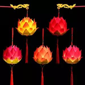 만들기 청사초롱 연꽃 소원등 연등 불교 연꽃등 종이