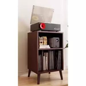 장 수납장 원목 턴테이블 장식장 받침대 우드 꽂이 선반