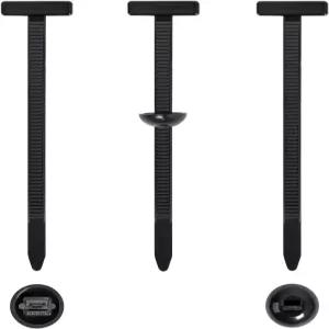 자동차용 35Pcs 나일론 유니버설 케이블 타이 버클 플라스틱 오토 지퍼 클립 - 범퍼 펜더 인테리어 트림